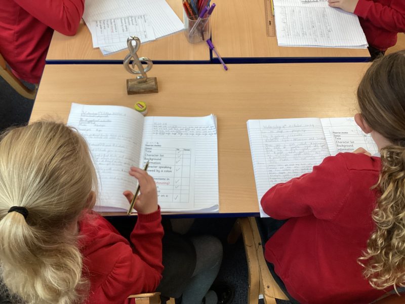 Peer assessing Birkwood Primary School